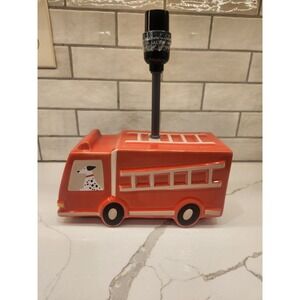 Target Discontinued Children's Fire Truck Lamp With Dalmation Dog-WORKS